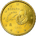 Hiszpania, 10 Euro Cent, 2012, Madrid, MS(63), Mosiądz, KM:1147