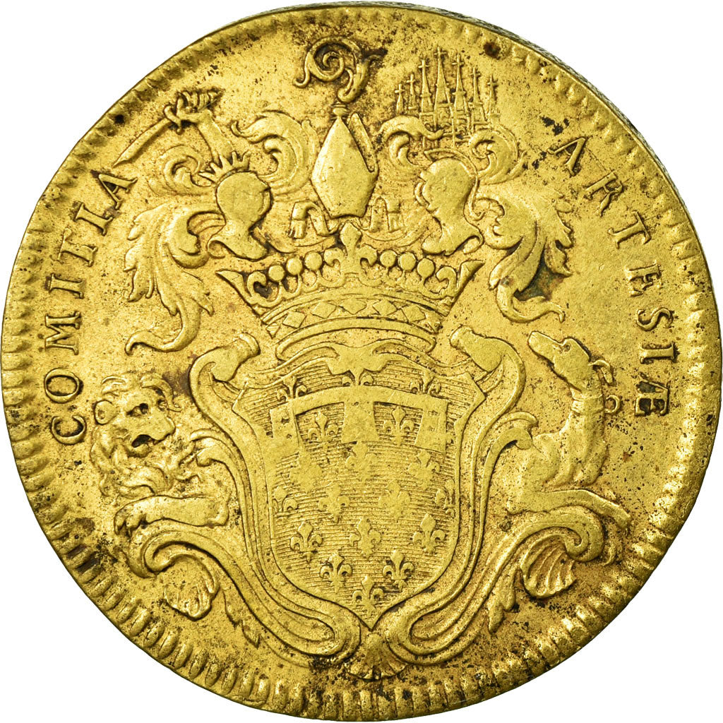 France, Token, Royal, EF(40-45), Copper, Feuardent:6899