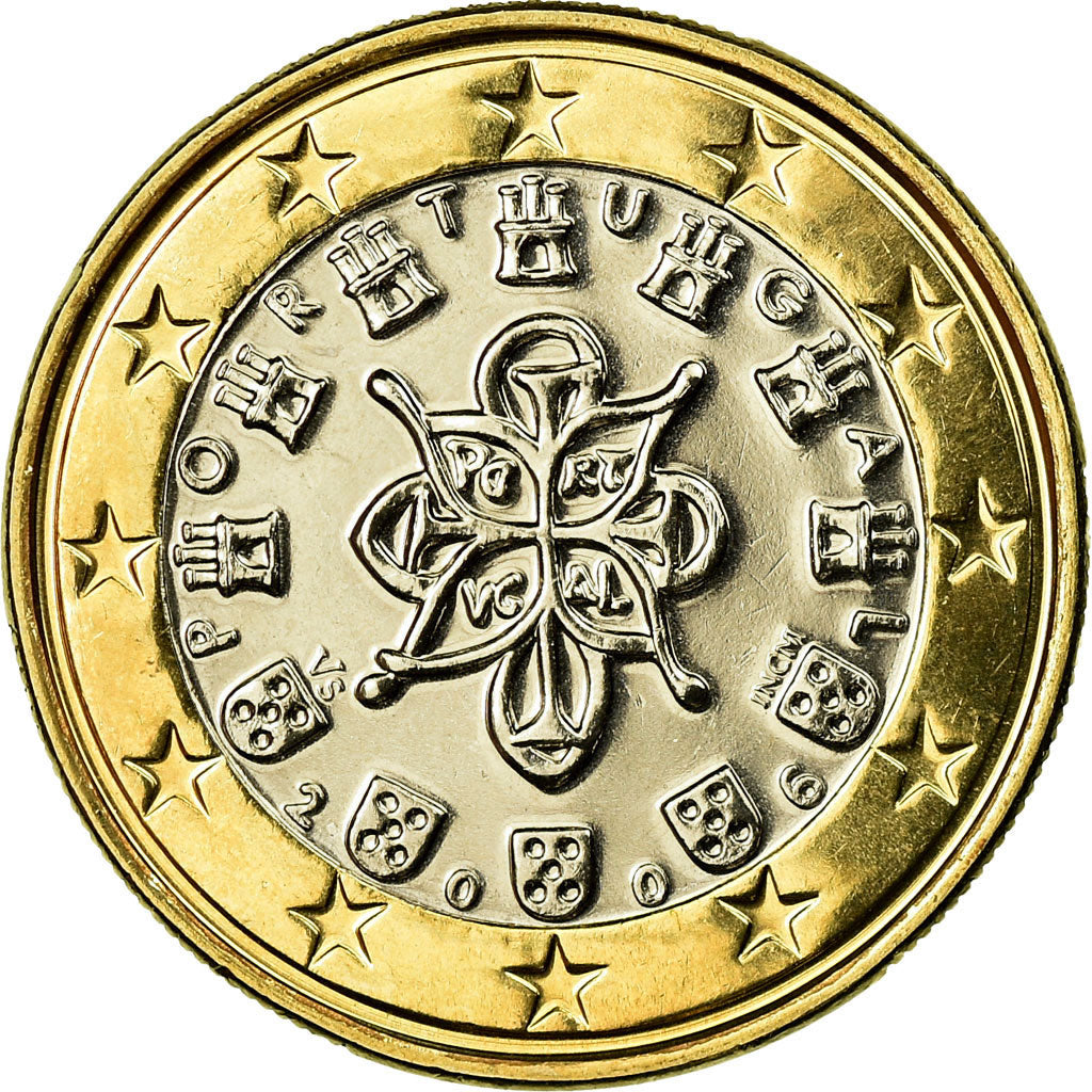 Portugal, Euro, 2006, STGL, Bi-Metallic, KM:746