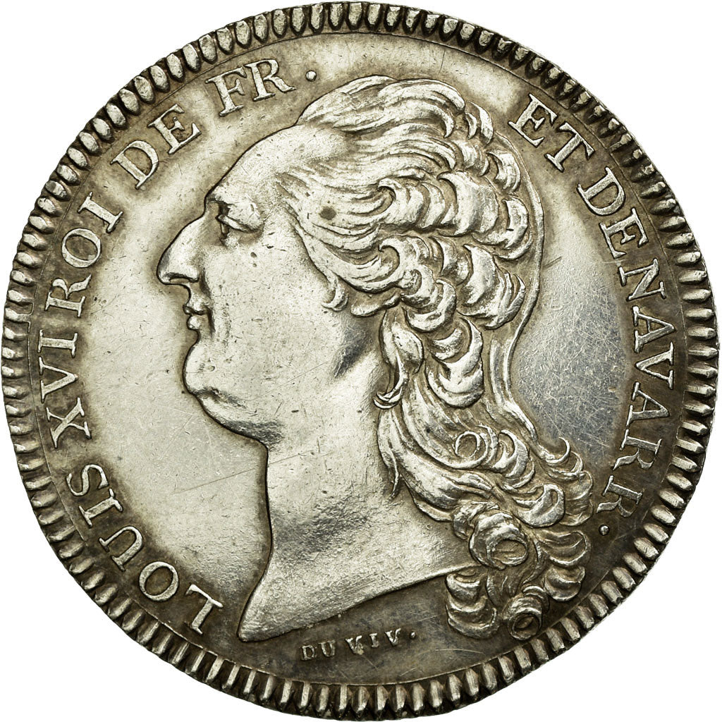 France, Token, Royal, 1789, AU(55-58), Silver, Feuardent:4903