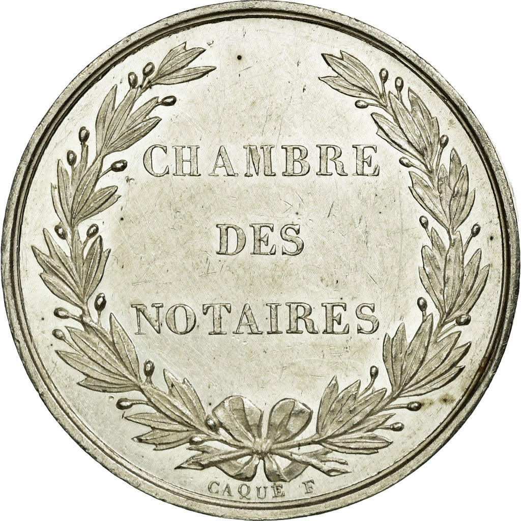 France, Token, Notary, 1830, AU(55-58), Silver, Lerouge:18