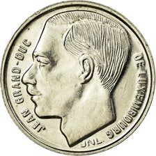 Coin, Luxembourg, Jean, Franc, 1988, AU(55-58), Nickel plated steel, KM:63
