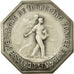 France, Token, Savings Bank, 1843, AU(55-58), Silver