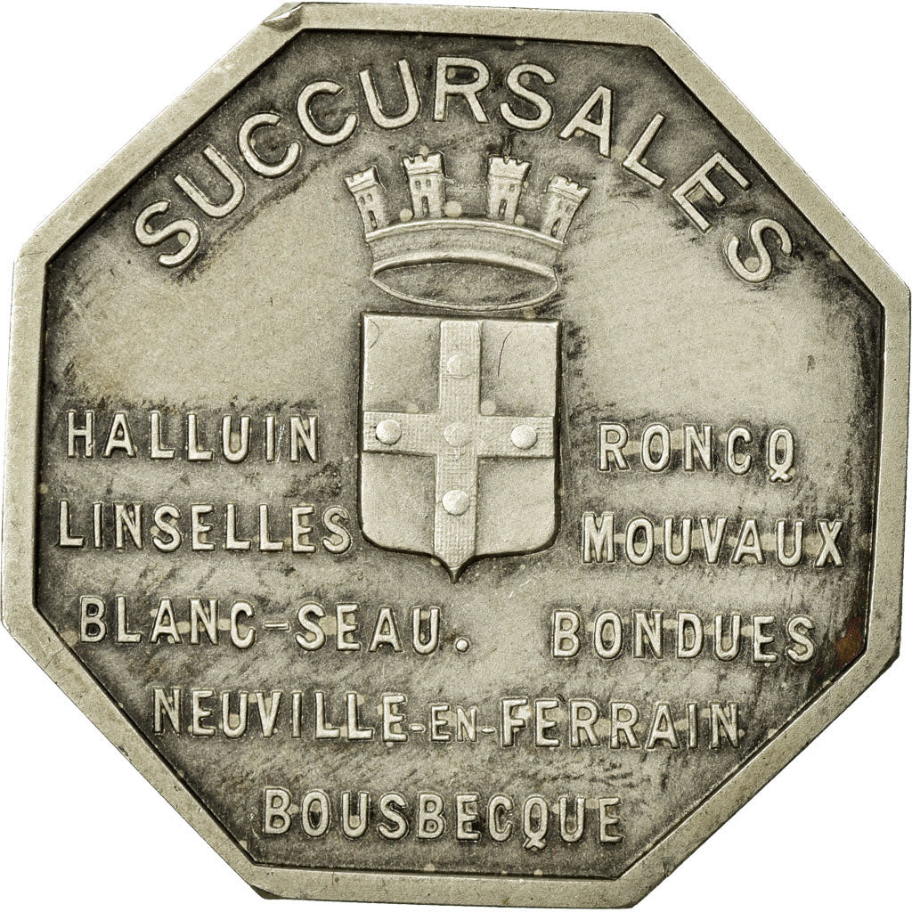 France, Token, Savings Bank, 1952, AU(55-58), Silver