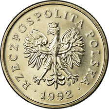 Münze, Polen, Zloty, 1992, Warsaw, UNZ, Copper-nickel, KM:282