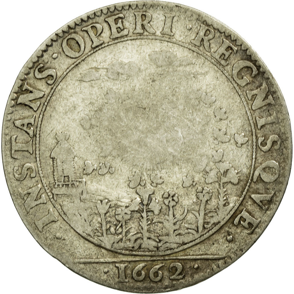 France, Token, Royal, 1662, VF(30-35), Copper, Feuardent:2353