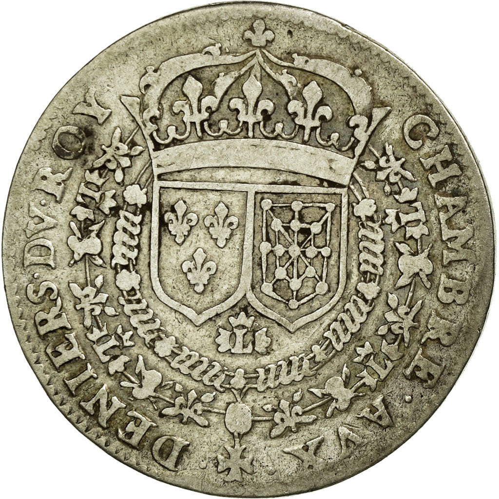 France, Token, Royal, 1662, VF(30-35), Copper, Feuardent:2353