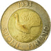 Munten, Finland, 10 Markkaa, 1993, ZF, Bi-Metallic, KM:77