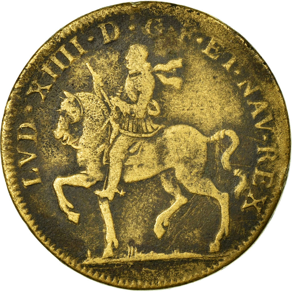 France, Token, Royal, VF(30-35), Copper, Feuardent:12877a