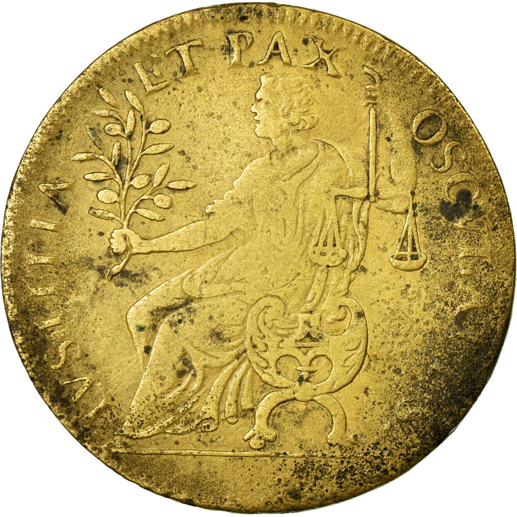 France, Token, Royal, VF(30-35), Copper, Feuardent:12877a