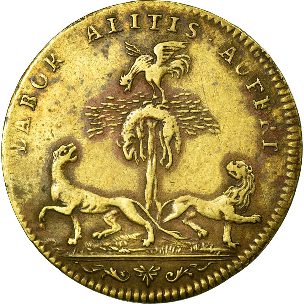 France, Token, Royal, EF(40-45), Copper, Feuardent:13191
