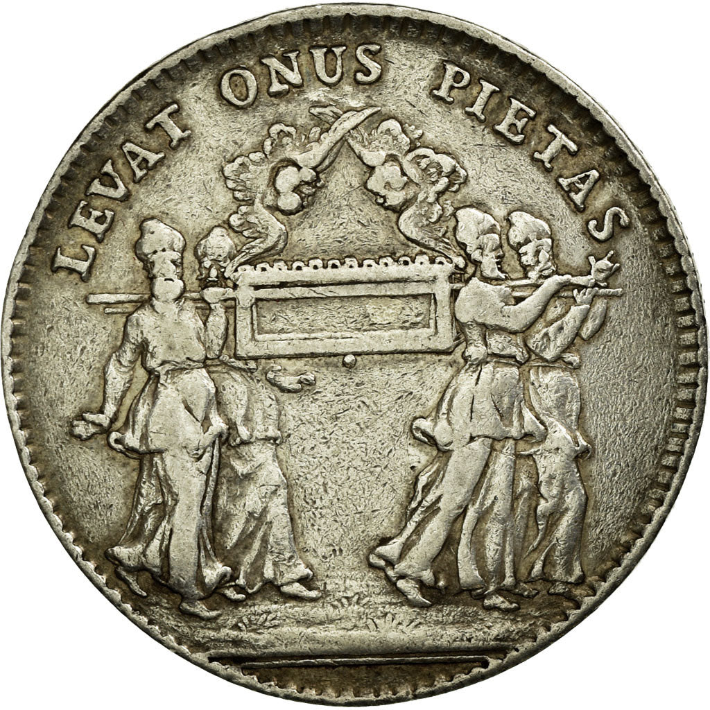 France, Token, Assemblée du clergé, 1715, Silver, AU(50-53), Feuardent:3953