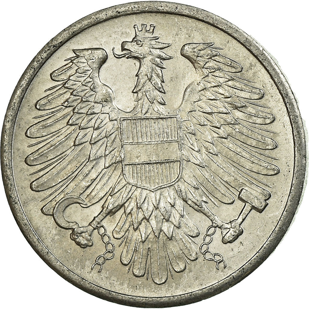 Moneda, Austria, 2 Groschen, 1973, MBC, Aluminio, KM:2876
