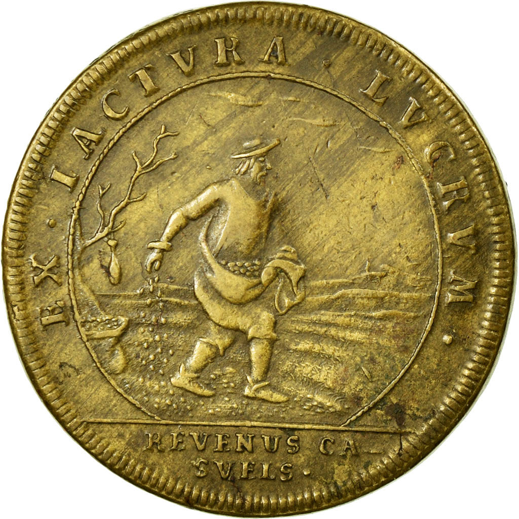 France, Jeton, Royal, TTB, Cuivre, Feuardent:2680