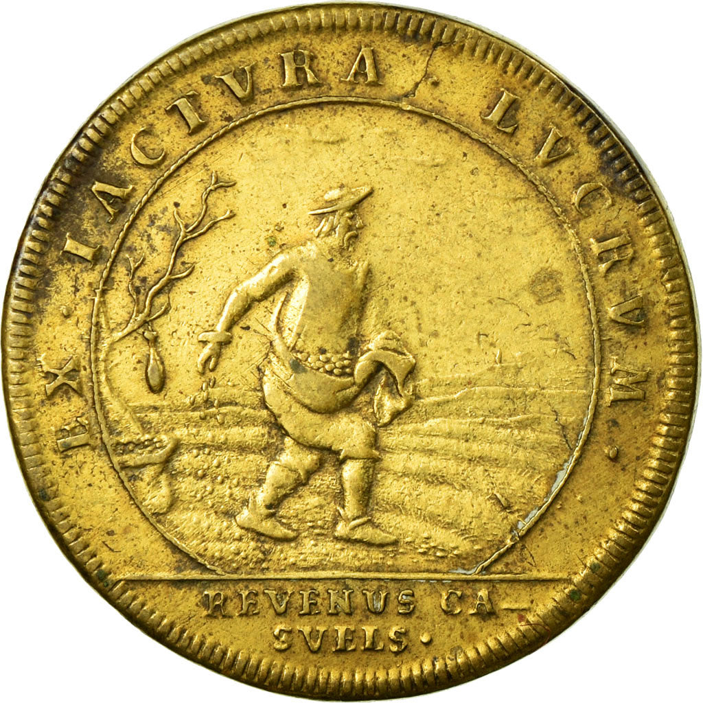 France, Token, Royal, EF(40-45), Copper, Feuardent:2680