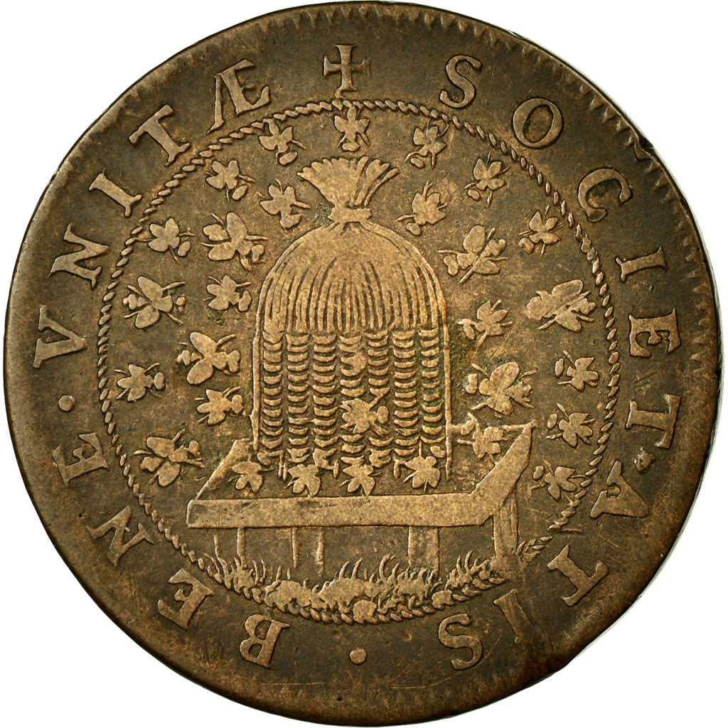 France, Token, Royal, VF(20-25), Copper, Feuardent:5437
