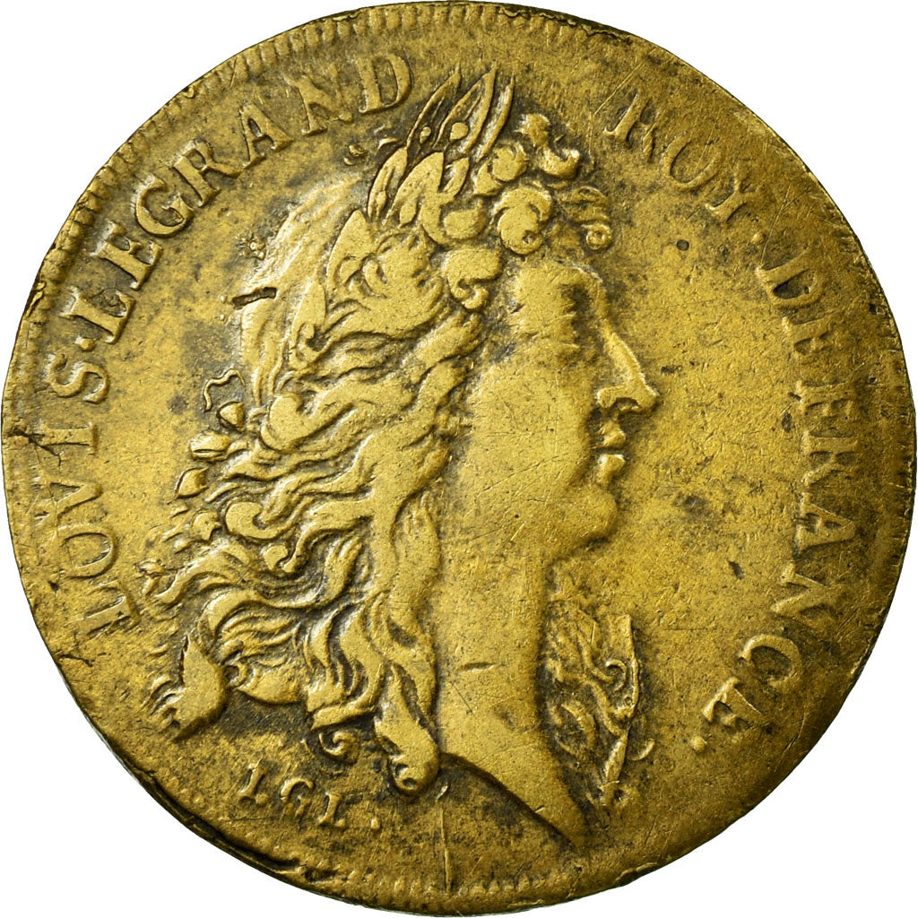 France, Token, Royal, VF(30-35), Copper, Feuardent:944