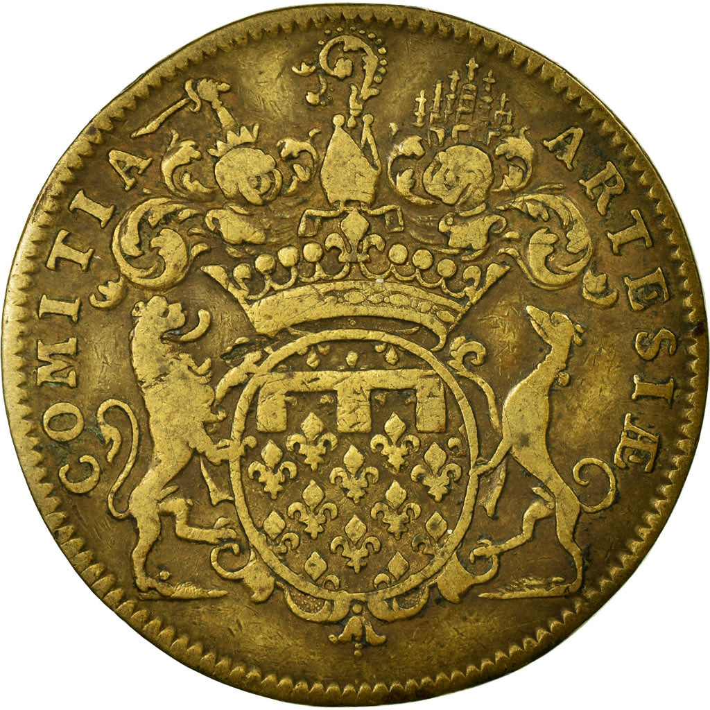 France, Token, Royal, 1705, VF(30-35), Copper, Feuardent:6886