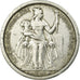 Coin, New Caledonia, 2 Francs, 1949, Paris, EF(40-45), Aluminum, KM:3