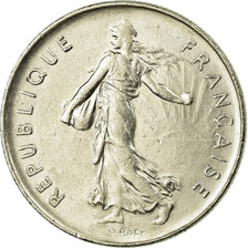 Coin, France, Semeuse, 5 Francs, 1976, Paris, AU(55-58), Nickel Clad