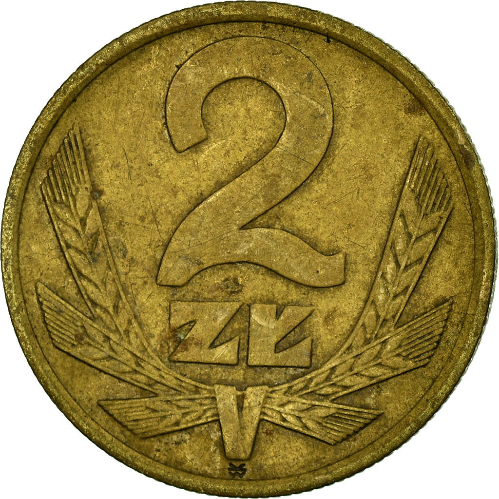 Moneta, Polonia, 2 Zlote, 1976, Warsaw, BB, Ottone, KM:80.1