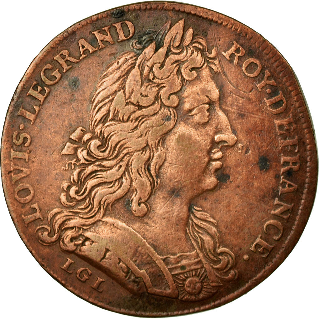 France, Token, Royal, VF(30-35), Copper, Feuardent:920