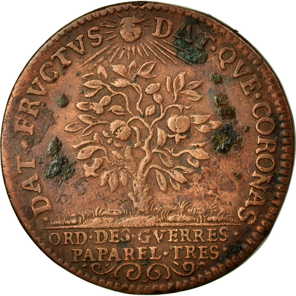 France, Token, Royal, VF(30-35), Copper, Feuardent:920