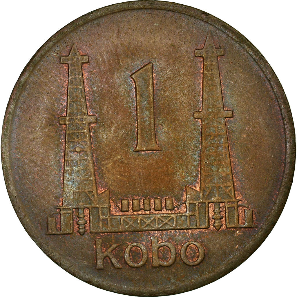 Monnaie, Nigéria, Elizabeth II, Kobo, 1974, TTB, Bronze, KM:8.1