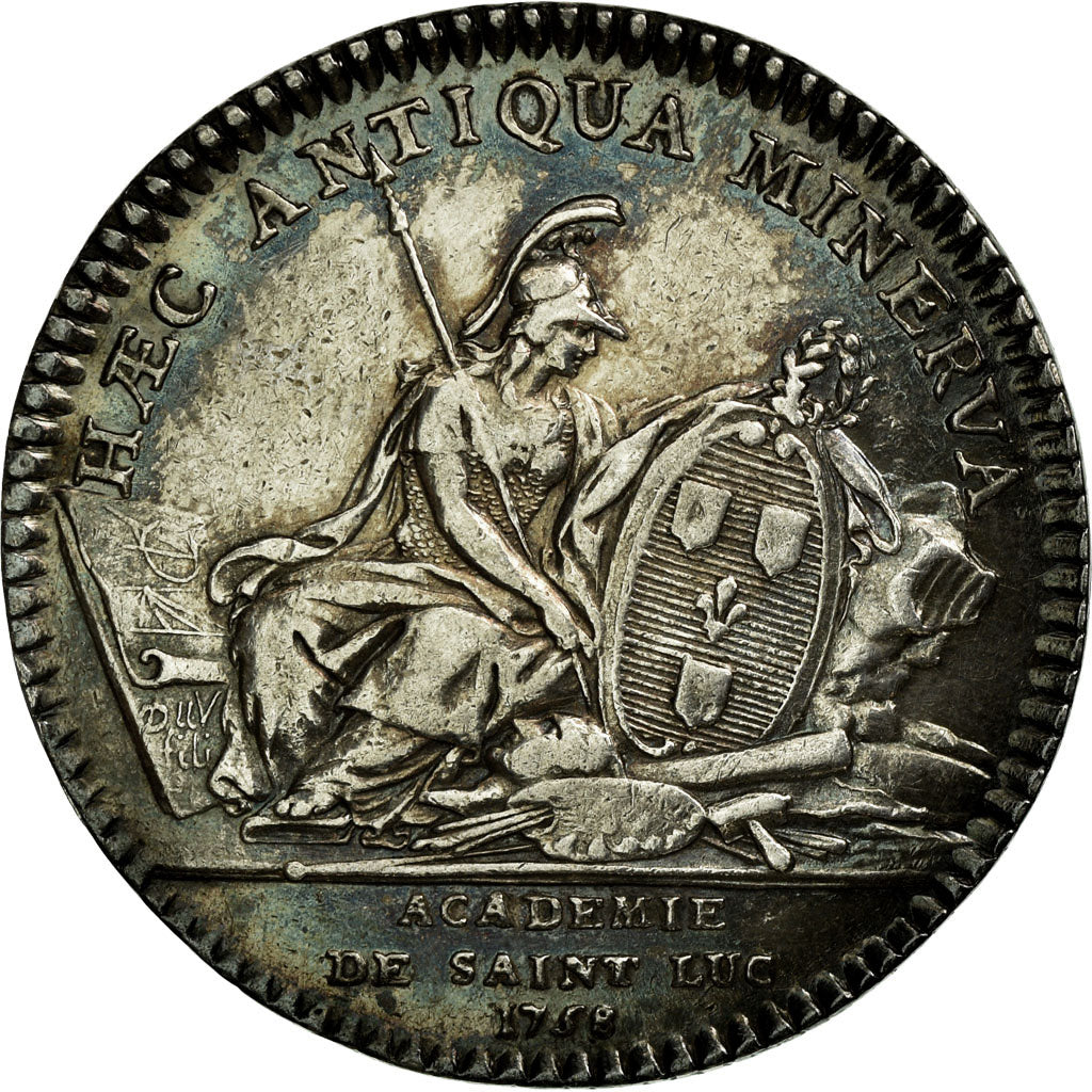 France, Token, Royal, 1758, AU(55-58), Silver, Feuardent:4415