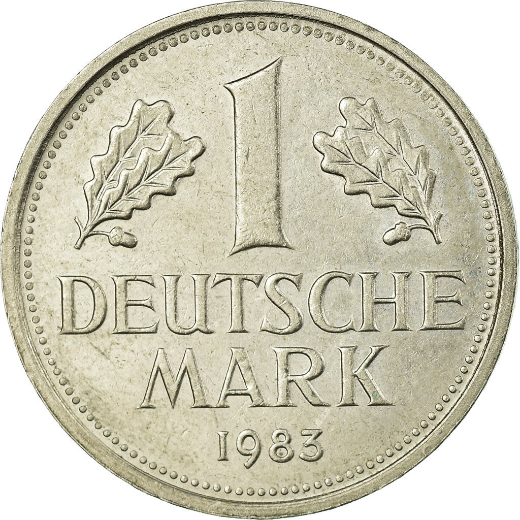 Munten, Federale Duitse Republiek, Mark, 1983, Stuttgart, ZF, Copper-nickel