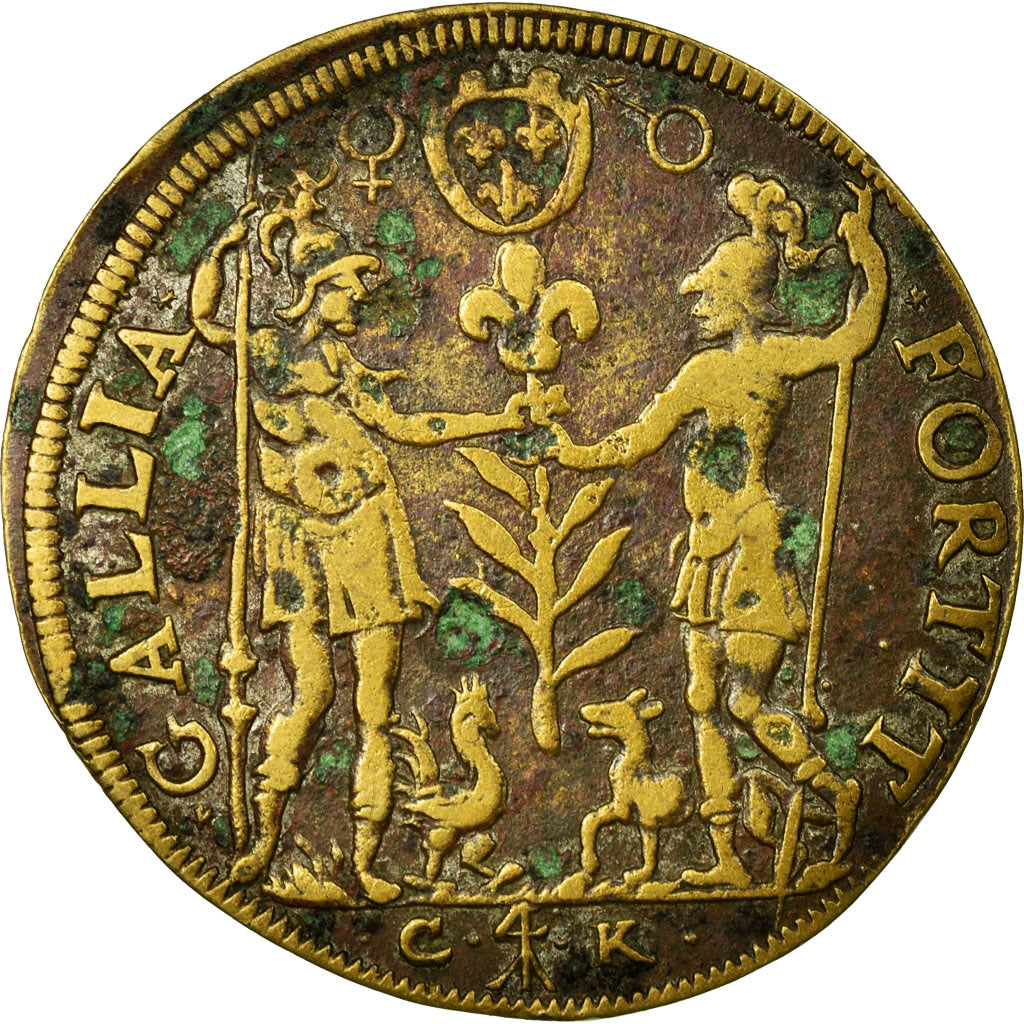 France, Token, Royal, VF(30-35), Copper, Feuardent:2274