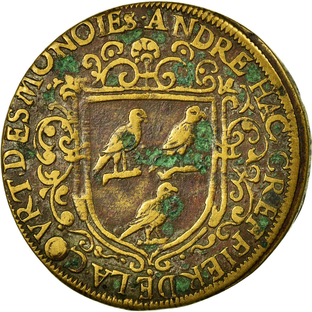 France, Token, Royal, VF(30-35), Copper, Feuardent:2274