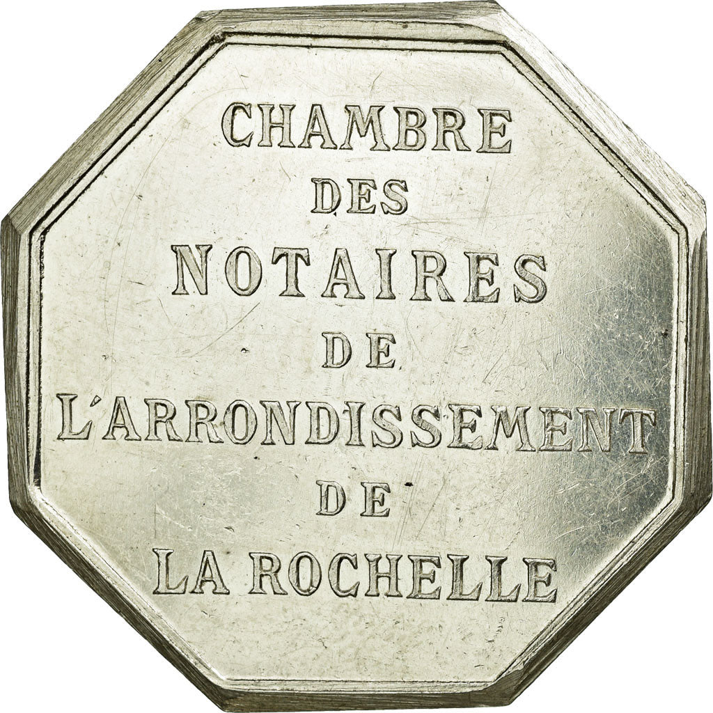 France, Token, Notary, MS(60-62), Silver, Lerouge:354