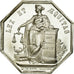 France, Token, Notary, 1865, MS(65-70), Silver, Lerouge:161