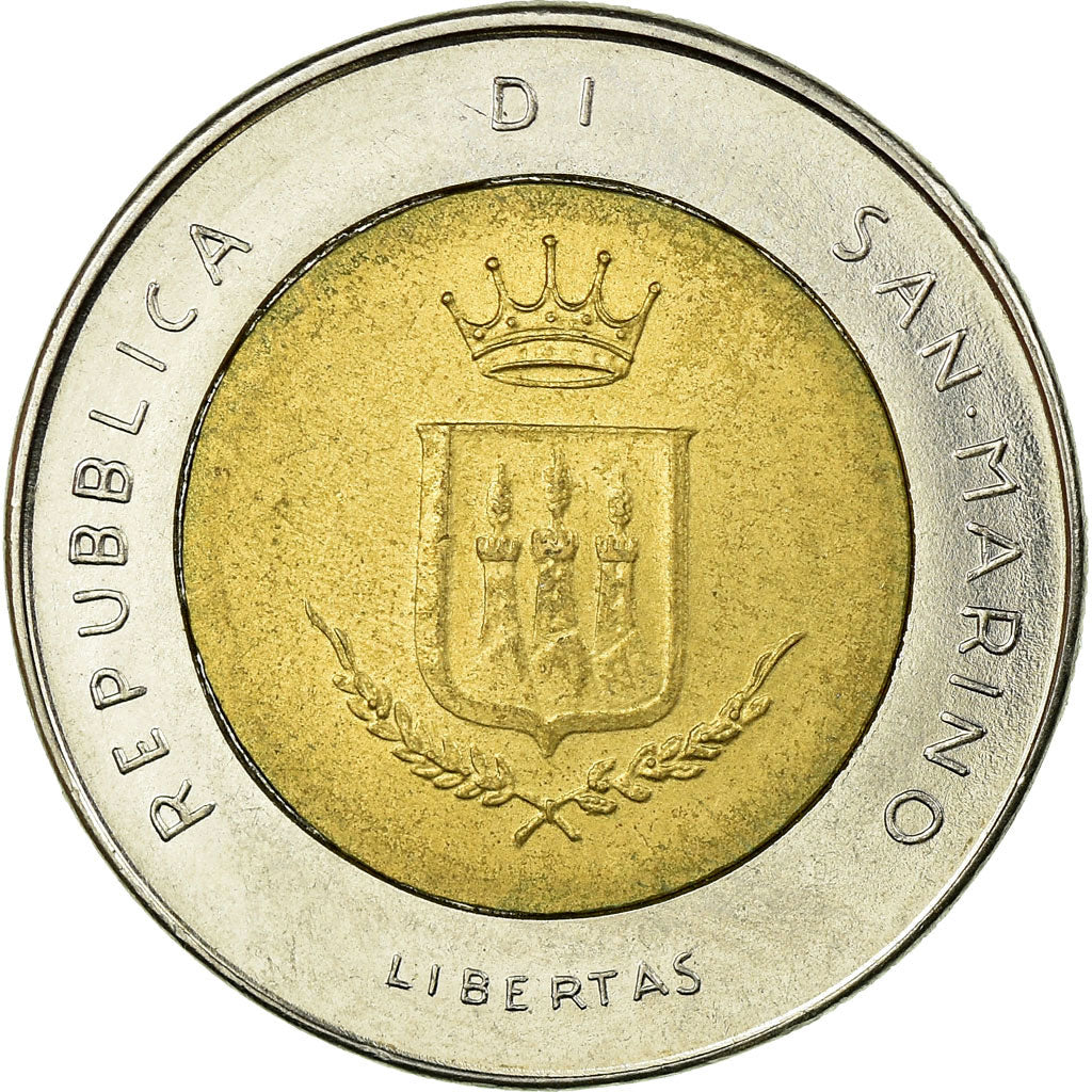 Münze, San Marino, 500 Lire, 1983, Rome, SS, Bi-Metallic, KM:153