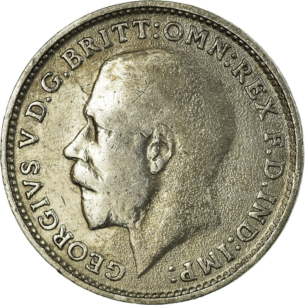 Coin, Great Britain, George V, 3 Pence, 1919, EF(40-45), Silver, KM:813