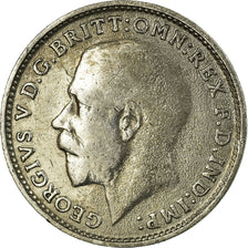 Moneta, Gran Bretagna, George V, 3 Pence, 1919, BB, Argento, KM:813