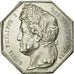 France, Token, Notary, AU(55-58), Silver, Lerouge:160