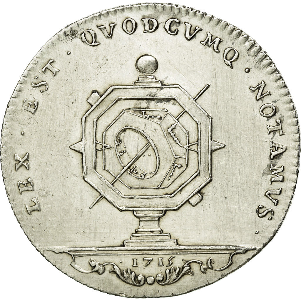 France, Jeton, Notary, 1715, SUP, Argent, Lerouge:167