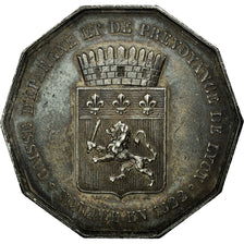 Francja, Token, Oczczędności bankowe, AU(55-58), Srebro, Jacqmin:44