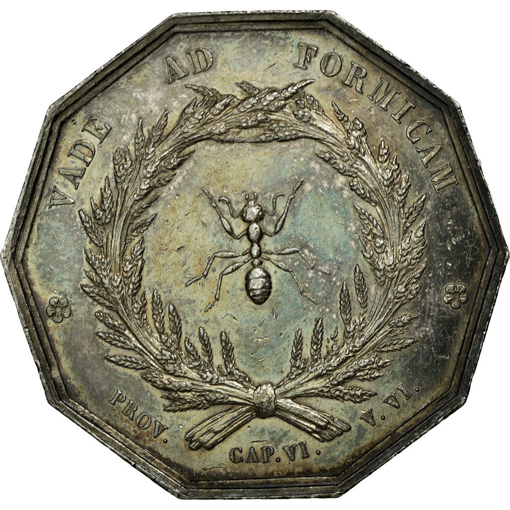 France, Token, Savings Bank, AU(55-58), Silver, Jacqmin:44