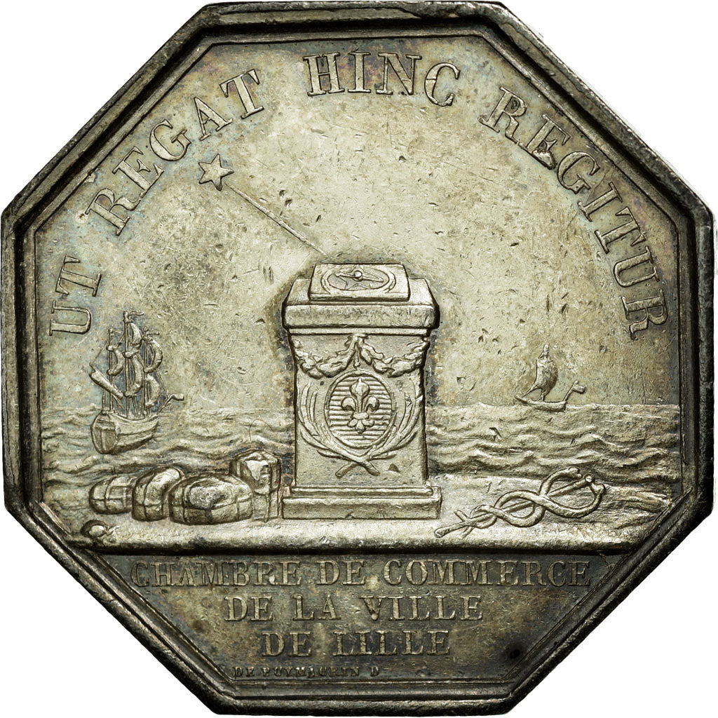France, Token, Chamber of Commerce, MS(60-62), Silver