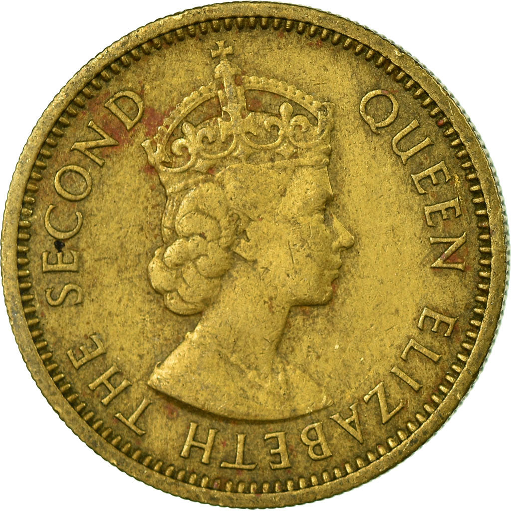 Moneta, Państwa Wschodnich Karaibów, Elizabeth II, 5 Cents, 1955, EF(40-45)