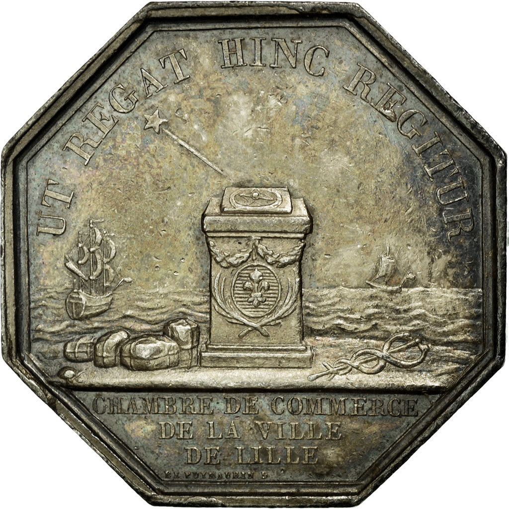France, Token, Chamber of Commerce, MS(60-62), Silver