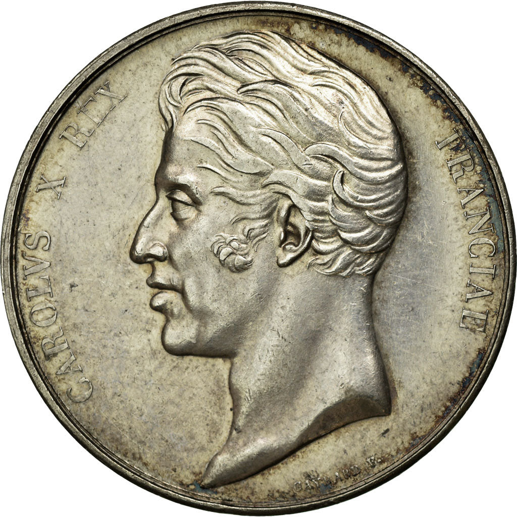 France, Token, Royal, 1825, MS(60-62), Silver