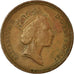 Moneta, Wielka Brytania, Elizabeth II, Penny, 1987, VF(30-35), Bronze, KM:935