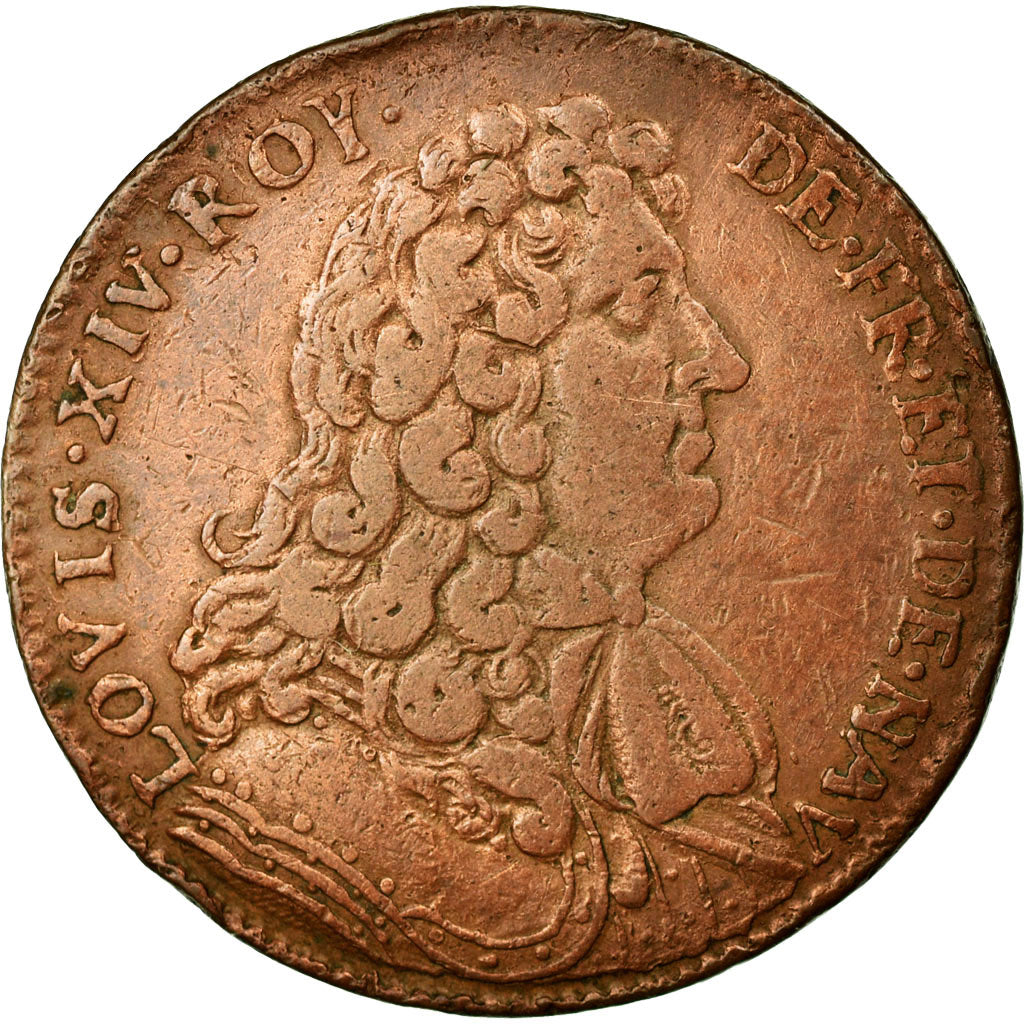 France, Token, Royal, 1679, EF(40-45), Copper, Feuardent:14692