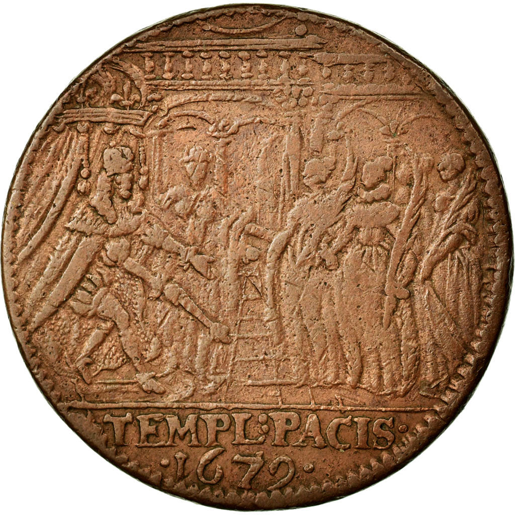France, Token, Royal, 1679, EF(40-45), Copper, Feuardent:14692