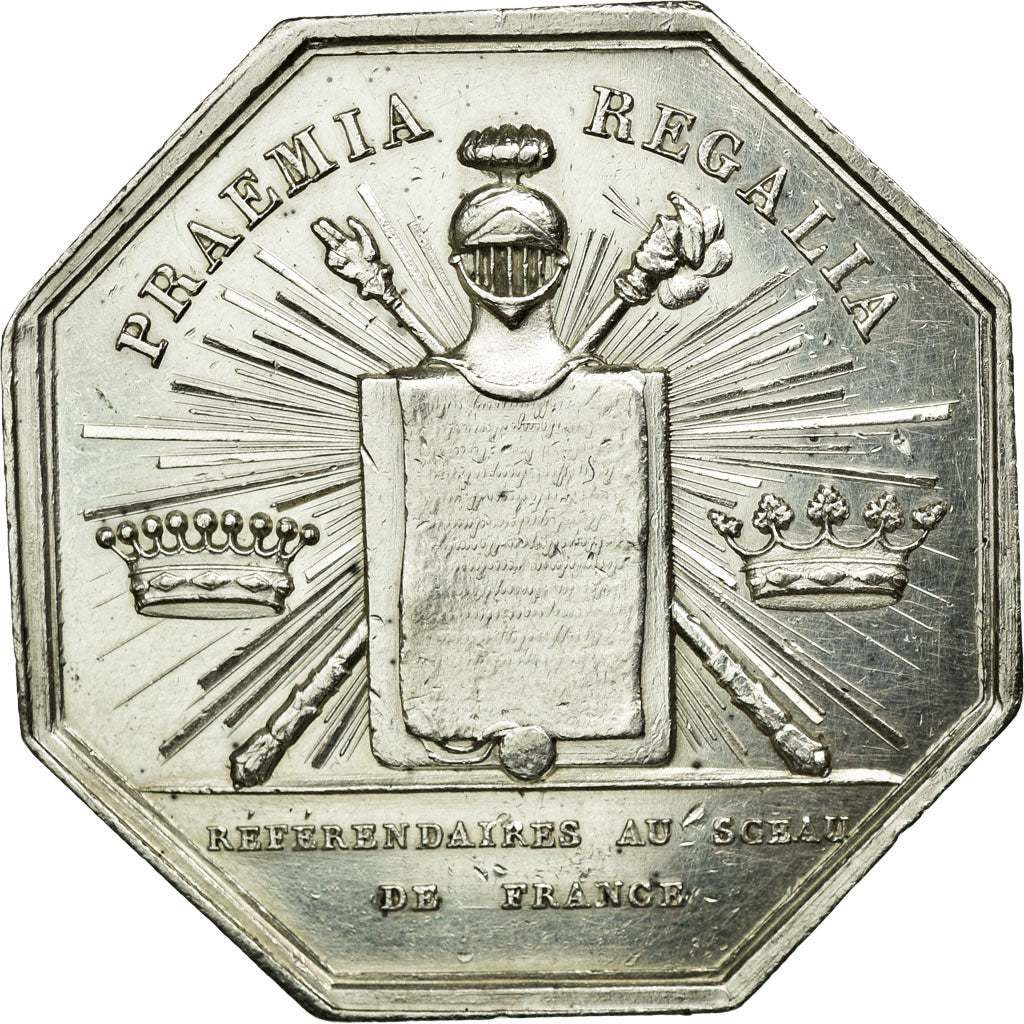 France, Token, Royal, AU(55-58), Silver