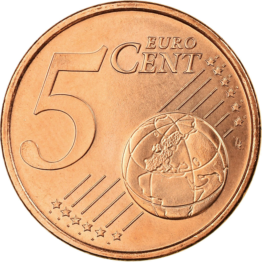 Francia, 5 Euro Cent, 1999, FDC, Acciaio placcato rame, KM:1284